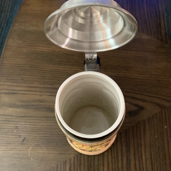 Sitzendorf Ceramic—Vintage, Large, German Bier Stein - Picture 11 of 12